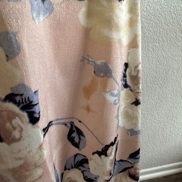 January 7 Floral High-Low Halter Dress with Waist Tie - Small - Picture 9 of 9